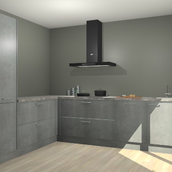 Beton Parelgrijs keuken Antibes 62618