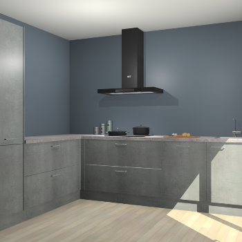 Beton Parelgrijs keuken Antibes 62619