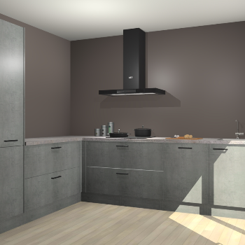 Beton Parelgrijs keuken Antibes 62621