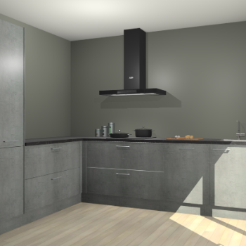 Beton Parelgrijs keuken Antibes 62624