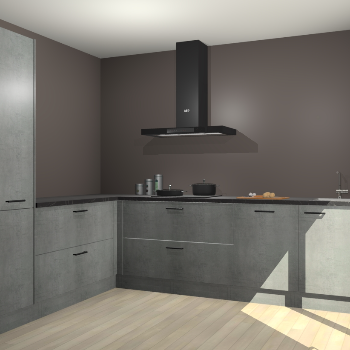 Beton Parelgrijs keuken Antibes 62627