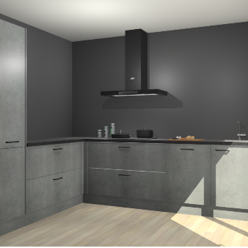 Beton Parelgrijs keuken Antibes 62628