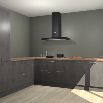 Beton Antraciet keuken Antibes 62653