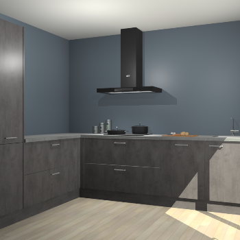 Beton Antraciet keuken Antibes 62671