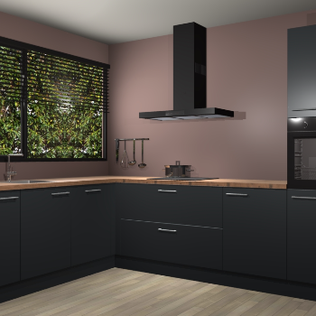 Onyxgrijze keuken Rhodos 53091