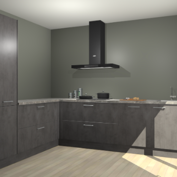 Beton Antraciet keuken Antibes 62727