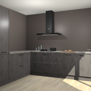 Beton Antraciet keuken Antibes 62730