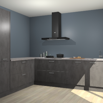 Beton Antraciet keuken Antibes 62745