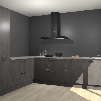 Beton Antraciet keuken Antibes 62748