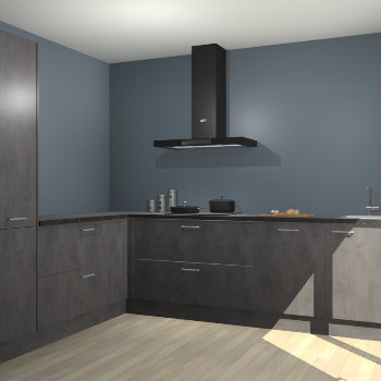 Beton Antraciet keuken Antibes 62751