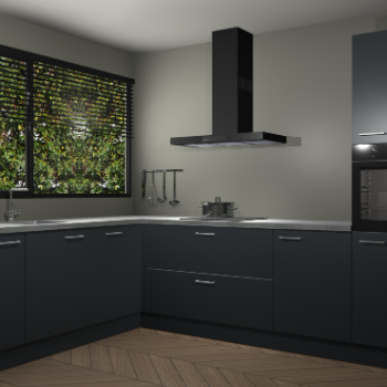 Onyxgrijze keuken Rhodos 53133