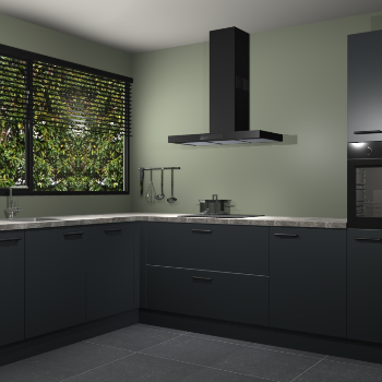 Onyxgrijze keuken Rhodos 53182