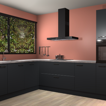 Onyxgrijze keuken Rhodos 53196