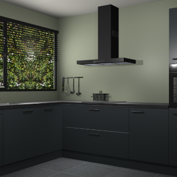 Onyxgrijze keuken Rhodos 53201