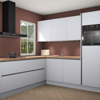 Sneeuwwitte greeploze keuken Leeds 85443