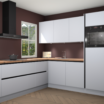 Sneeuwwitte greeploze keuken Leeds 85446