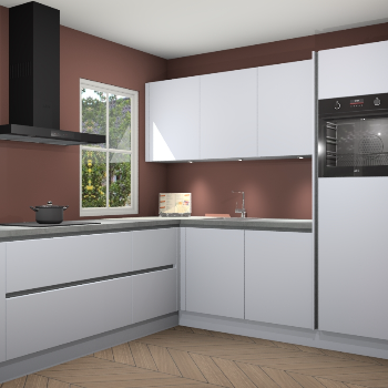 Sneeuwwitte greeploze keuken Leeds 85450