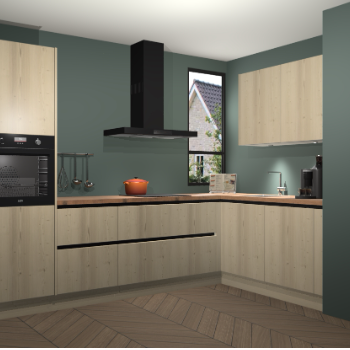 Vuren greeploze keuken Vlaanderen 46501