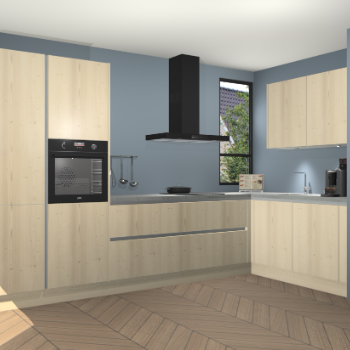 Vuren greeploze keuken Vlaanderen 46520