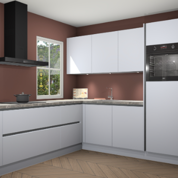 Sneeuwwitte greeploze keuken Leeds 85463