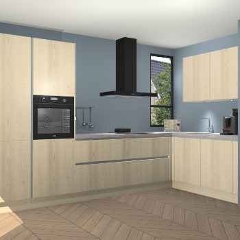 Vuren greeploze keuken Vlaanderen 46609