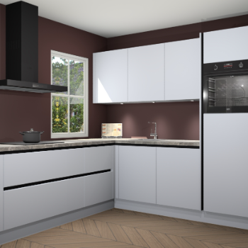 Sneeuwwitte greeploze keuken Leeds 85466