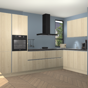 Vuren greeploze keuken Vlaanderen 46618