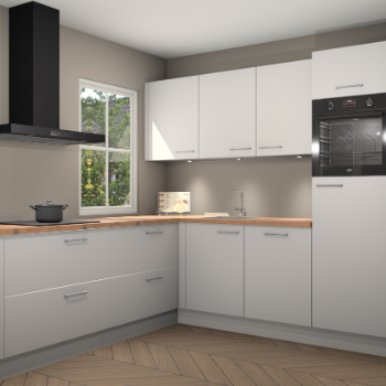 Zijdegrijze keuken Leeds 85481