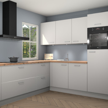 Zijdegrijze keuken Leeds 85482