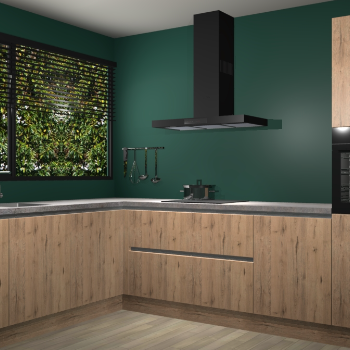Madera Natuur greeploze keuken Rhodos 53429