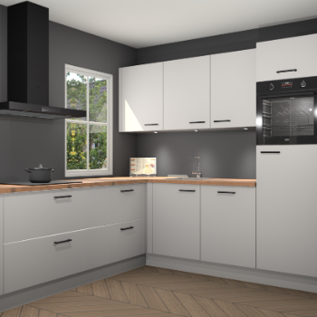 Zijdegrijze keuken Leeds 85484