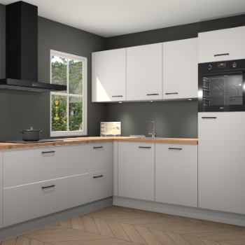 Zijdegrijze keuken Leeds 85485