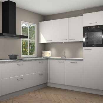 Zijdegrijze keuken Leeds 85488