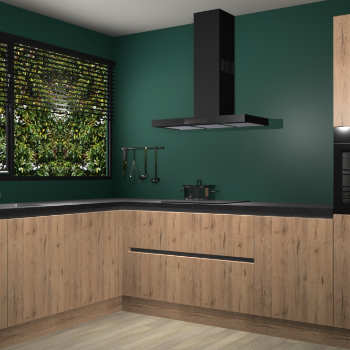 Madera Natuur greeploze keuken Rhodos 53451