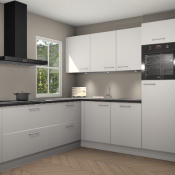 Zijdegrijze keuken Leeds 85494