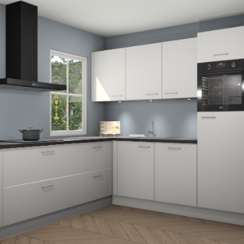 Zijdegrijze keuken Leeds 85495