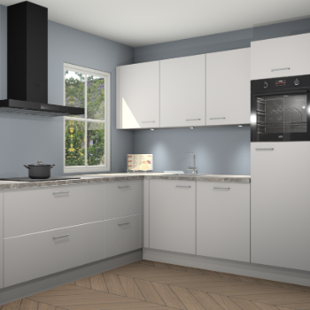 Zijdegrijze keuken Leeds 85528