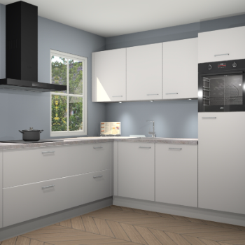 Zijdegrijze keuken Leeds 85534