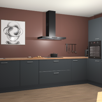 Onyxgrijze keuken Khao Lak 71475