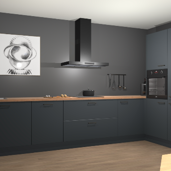 Onyxgrijze keuken Khao Lak 71478