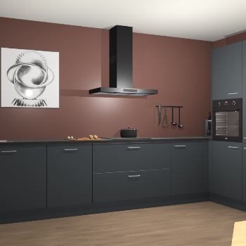 Onyxgrijze keuken Khao Lak 72301