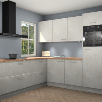 Beton opaal keuken Leeds 85627