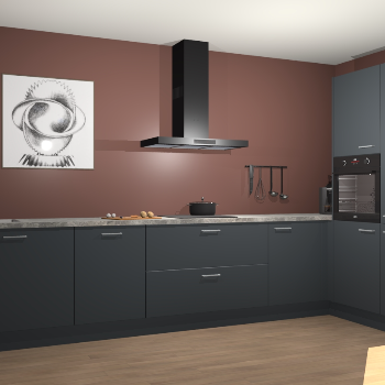 Onyxgrijze keuken Khao Lak 72307