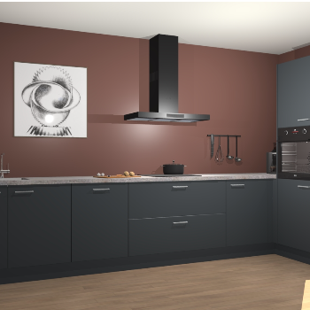 Onyxgrijze keuken Khao Lak 72313