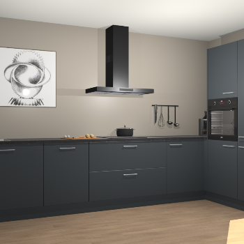 Onyxgrijze keuken Khao Lak 72318