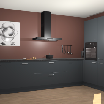 Onyxgrijze keuken Khao Lak 72319