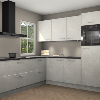 Beton opaal keuken Leeds 85640