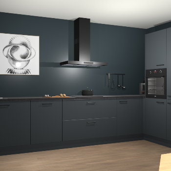 Onyxgrijze keuken Khao Lak 72321