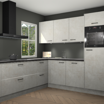 Beton opaal keuken Leeds 85644