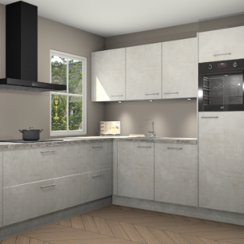 Beton opaal keuken Leeds 85646